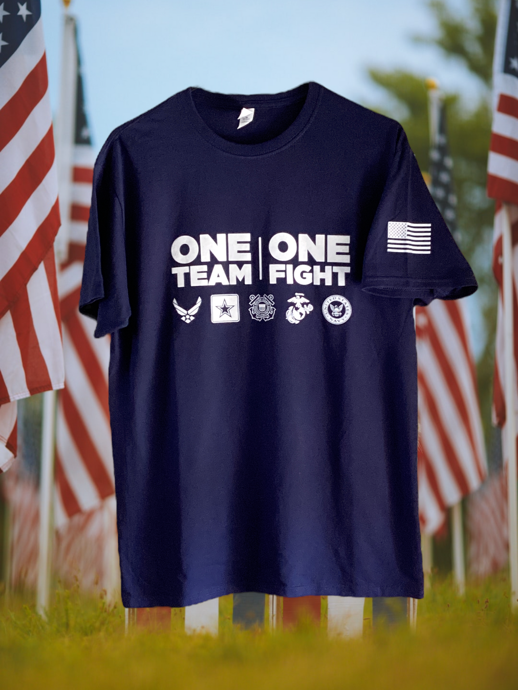 One Team One Fight T shirts